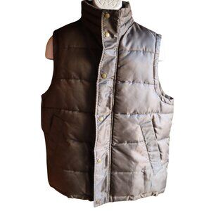 Arizona Jean Co. Warm Men's Puffer Vest Size M Brown